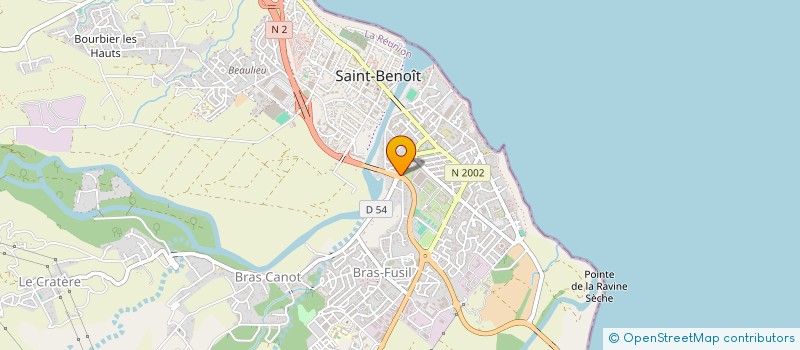 localisation de l'entreprise LA CHOCOLATINE DU BOUVET à SAINT-BENOIT
