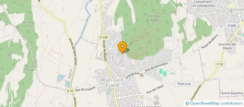 localisation de l'entreprise LA CHOFRAI  MOURS-SAINT-EUSEBE