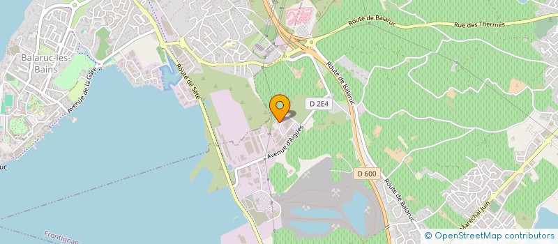 localisation de l'entreprise LA CHOKA à FRONTIGNAN