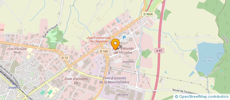 localisation de l'entreprise LA CHOLETAISE à CHOLET