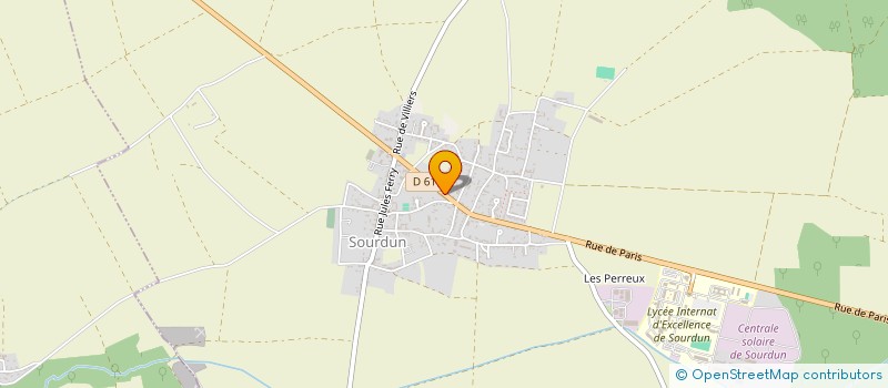 localisation de l'entreprise LA  CHOPE  SOURDUN