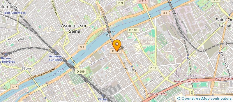 localisation de l'entreprise LA CHOPE CLICHY à CLICHY
