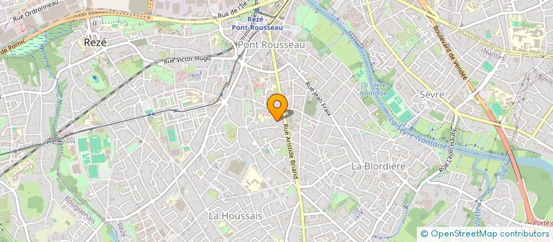localisation de l'entreprise LA CHORALE DE TRENTEMOULT à REZE