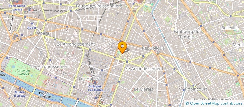 localisation de l'entreprise LA CHORALE DU CONSERVATOIRE NATIONAL DES ARTS ET METIERS  PARIS