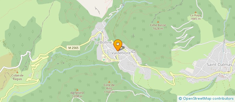 localisation de l'entreprise LA CHORALE DU VAL DE BLORE REPRIS PAR L'EXPRESSION LI GENT D'AQUI  VALDEBLORE