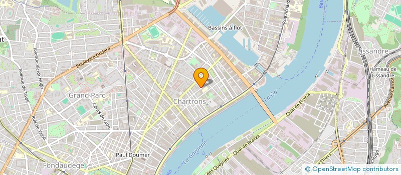 localisation de l'entreprise LA CHORALE SAINT LOUIS  BORDEAUX