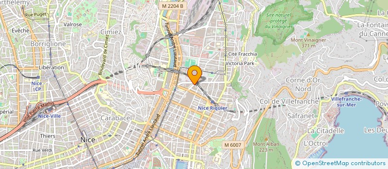 localisation de l'entreprise LA CHOSE PUBLIQUE à NICE