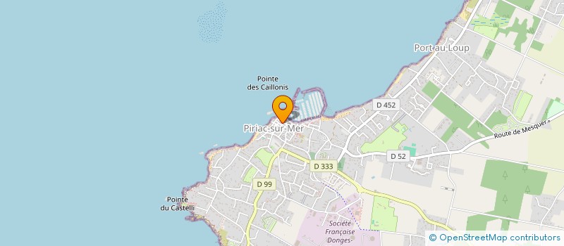 localisation de l'entreprise LA CHOUBINE à PIRIAC-SUR-MER