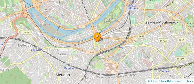 localisation de l'entreprise LA CHOUCROUTE DE CAMPAGNE à ISSY-LES-MOULINEAUX