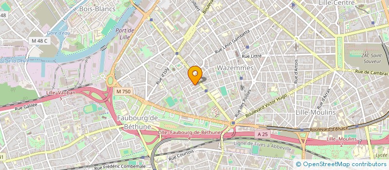 localisation de l'entreprise LA CHOUCROUTE LILLOISE à LILLE
