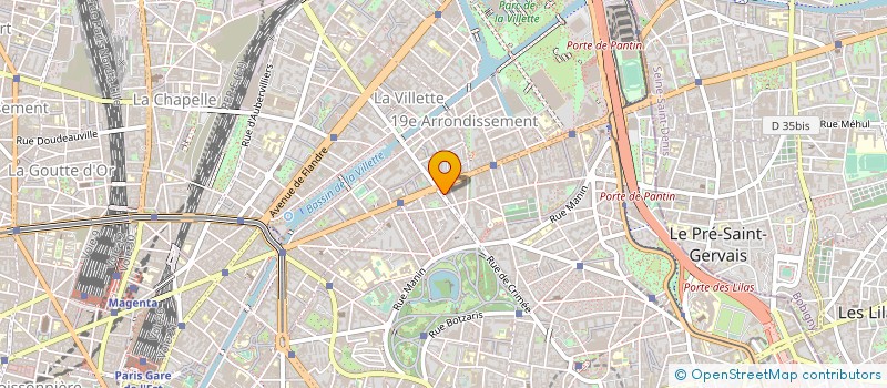 localisation de l'entreprise LA CHOUETTE  PARIS