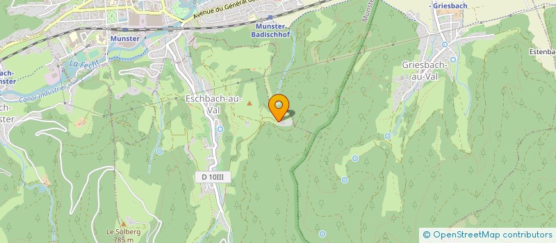 localisation de l'entreprise LA CHOUETTE  ESCHBACH-AU-VAL