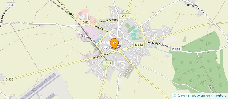 localisation de l'entreprise LA CHOUETTE  SAINT-ANDRE-DE-L'EURE