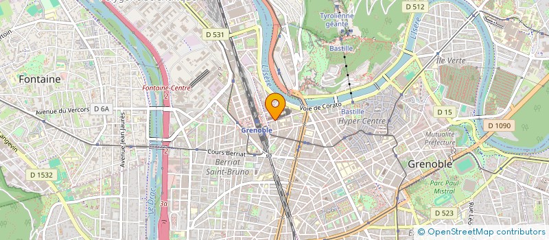 localisation de l'entreprise LA CHOUETTE COMPANY à GRENOBLE