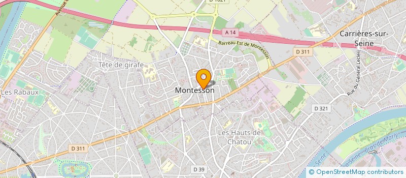 localisation de l'entreprise LA CHOUETTE DE MONTESSON à MONTESSON