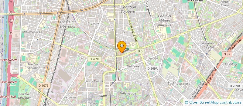 localisation de l'entreprise LA CHOUETTE DU CARGO à GRENOBLE