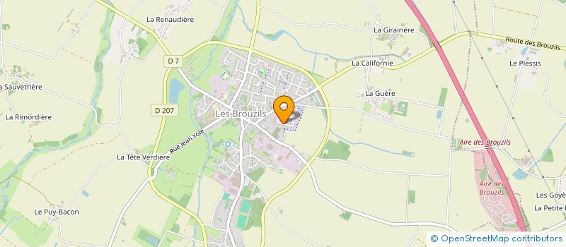 localisation de l'entreprise LA CHOUETTE MENUISERIE  LES BROUZILS