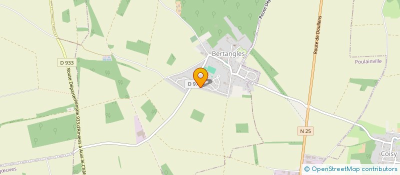 localisation de l'entreprise LA CHOUETTE MERCERIE  BERTANGLES