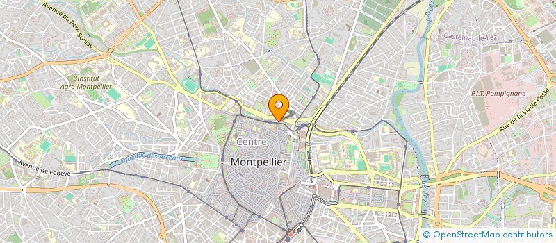 localisation de l'entreprise LA CHOUETTE PARENTHESE à MONTPELLIER