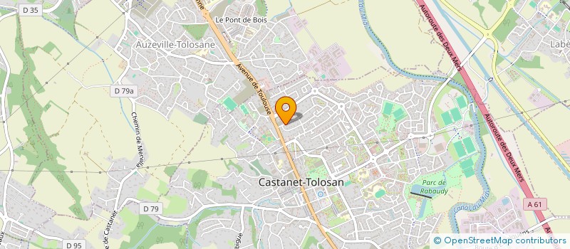 localisation de l'entreprise LA CHOUETTE VIOLETTE  CASTANET-TOLOSAN