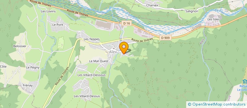 localisation de l'entreprise LA CHOUILLE  ALEX