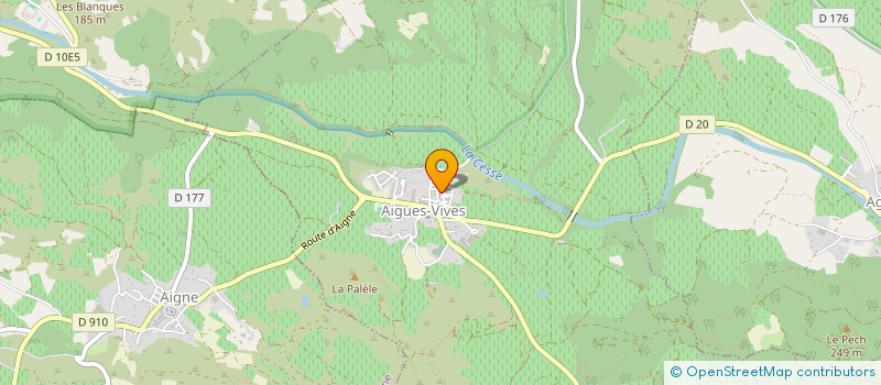 localisation de l'entreprise LA CHOUNGA à SIRAN