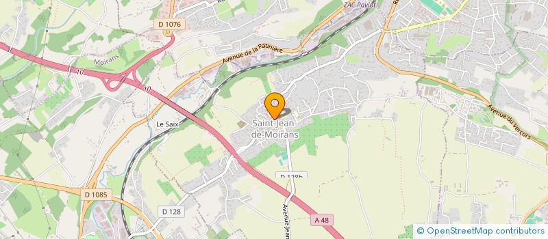 localisation de l'entreprise LA CHOUQUETTE à SAINT-JEAN-DE-MOIRANS