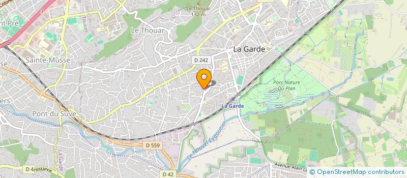 localisation de l'entreprise LA CHOURMO DI CASSAIRE à LA GARDE