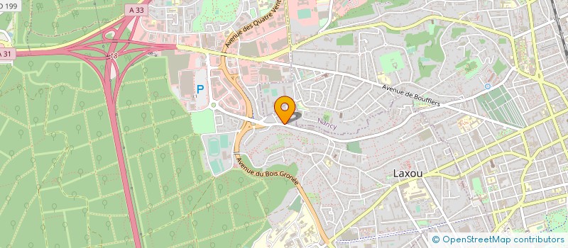 localisation de l'entreprise LA CHOUTERIE à LAXOU