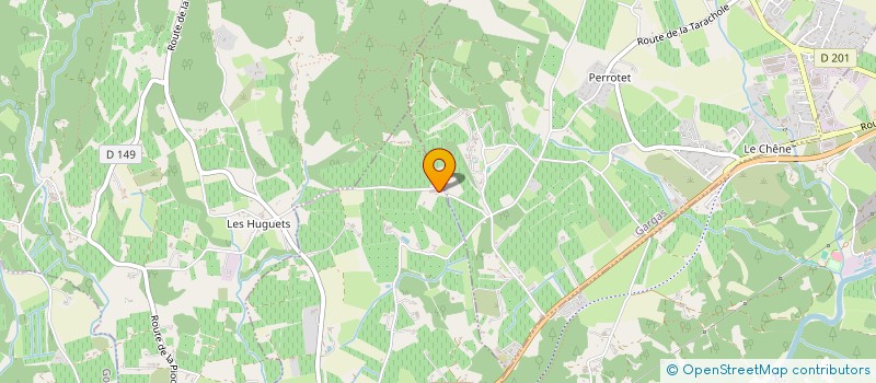 localisation de l'entreprise LA CHOYE  BONNIEUX