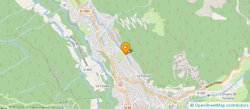 localisation de l'entreprise LA CHOZA à BRIANCON