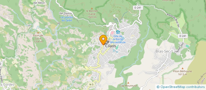 localisation de l'entreprise LA CHRISTOPHINE  CILAOS