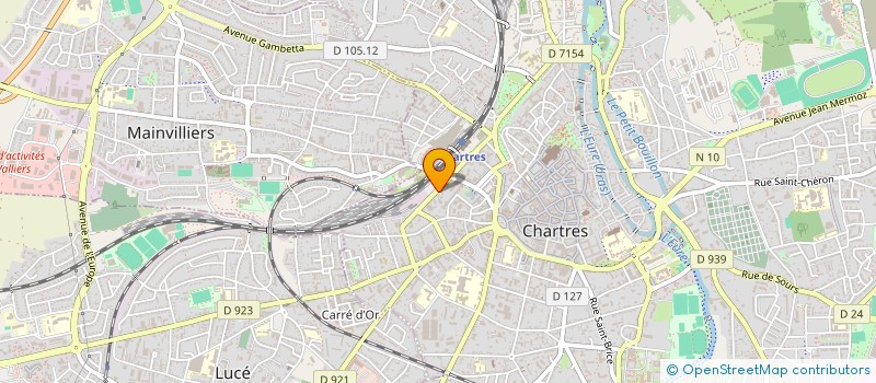 localisation de l'entreprise LA CHRYSALIDE à CHARTRES