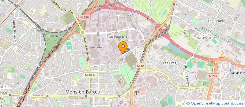 localisation de l'entreprise LA CHRYSALIDE à VILLENEUVE-D'ASCQ