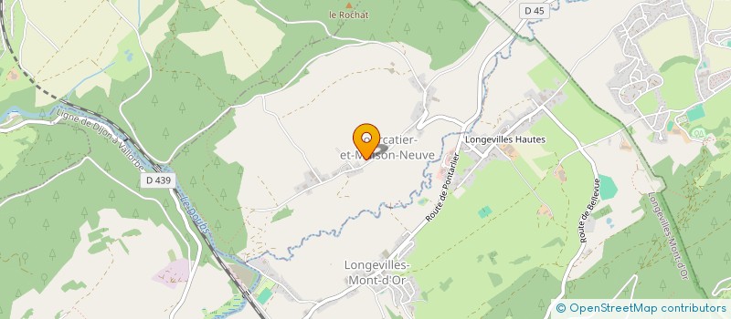 localisation de l'entreprise LA CHRYSALIDE  FOURCATIER-ET-MAISON-NEUVE