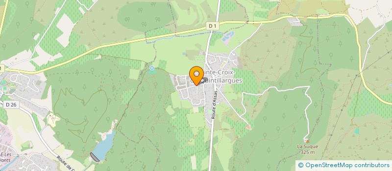 localisation de l'entreprise LA CHRYSALLYS à SAINTE-CROIX-DE-QUINTILLARGUES