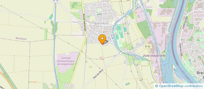 localisation de l'entreprise LA CHRYV  BIESHEIM