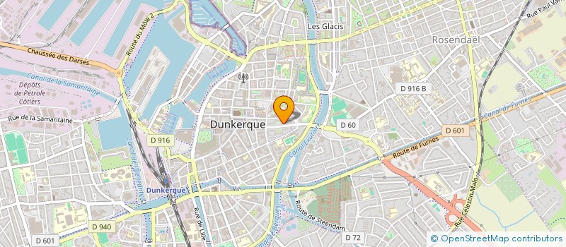 localisation de l'entreprise LA CHTI'TE VOLAILLE à DUNKERQUE