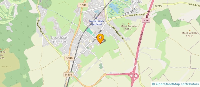 localisation de l'entreprise LA CHTITE FAMILY  NEUFCHATEL-HARDELOT