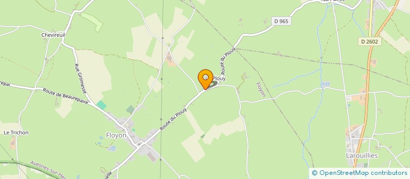 localisation de l'entreprise LA CIBILETTE  FLOYON