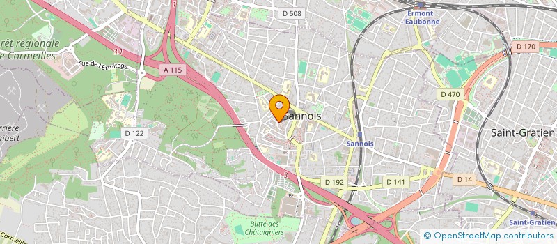 localisation de l'entreprise LA CIBLE à SANNOIS