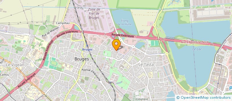 localisation de l'entreprise LA CIBLE  BRUGES