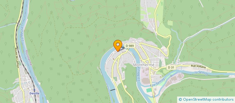 localisation de l'entreprise LA CIBLE DE LA CROIX STE ANNE  MONTHERME