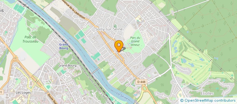 localisation de l'entreprise LA CIBLE DE SOISY SUR SEINE à SOISY-SUR-SEINE