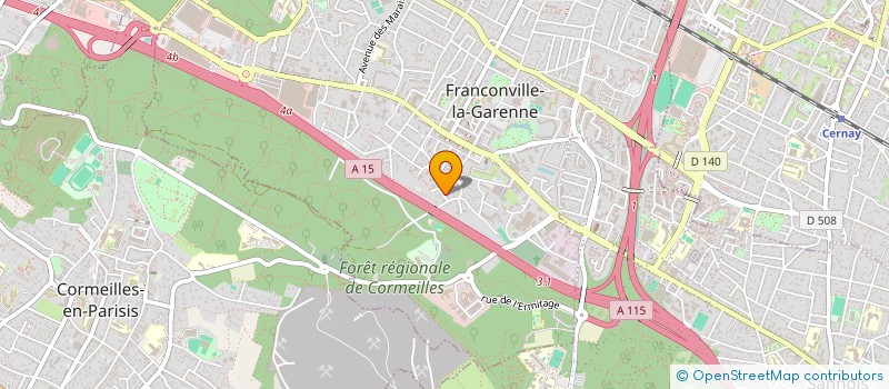 localisation de l'entreprise LA CIBLE FRANCONVILLOISE  FRANCONVILLE