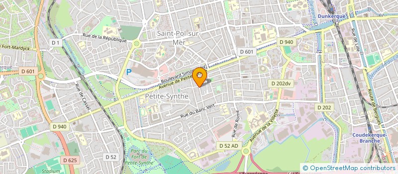 localisation de l'entreprise LA CIBLE SYNTHOISE à DUNKERQUE