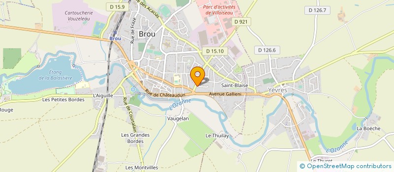 localisation de l'entreprise LA CIBOULETTE à DANGEAU