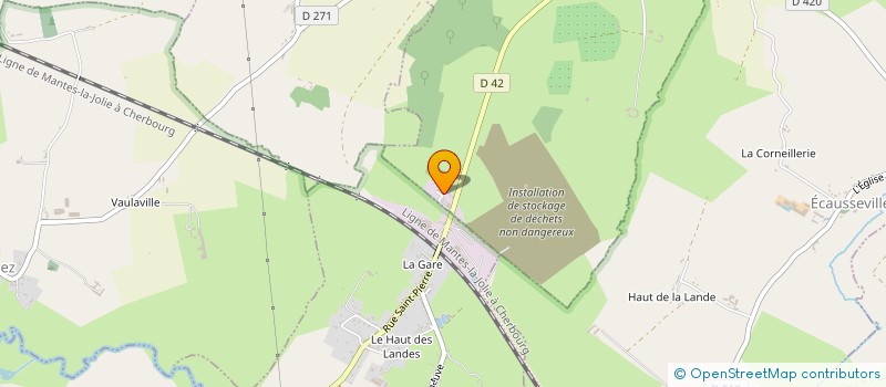 localisation de l'entreprise LA CIDRERIE  EMONDEVILLE