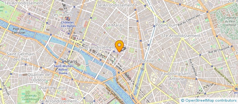 localisation de l'entreprise LA CIDRERIE DU MARAIS  PARIS