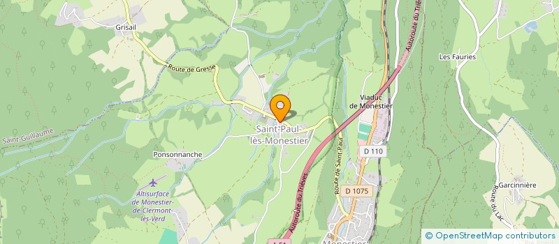 localisation de l'entreprise LA CIE BEL'KONT  SAINT-MICHEL-LES-PORTES